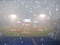 【巨人】激しい雷雨で試合開始が１８時１５分に順延…試合前フリー打撃も途中で中止