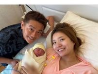井戸田潤の妻・蜂谷晏海、第１子出産を発表　予定日より２０日早まるも「２５６０ｇの元気な男の子」