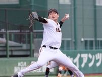 【巨人】横川凱が２回３失点　７安打浴びて降板…２軍西武戦
