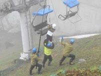 「リフト停止時も慌てずに」　札幌・大倉山競技場　消防など救助訓練