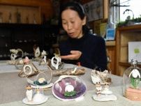 礼文の漂着物雑貨で旅人もてなし　浜中地区の中野さん開店　貝殻や流木で製作