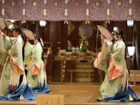 高校生舞姫、太平祈る　帯広神社で春季大祭宵宮祭
