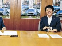 角田市長「守るべきは郷土愛」　高岡ＪＣ米田理事長と対談　持続可能な地域テーマに