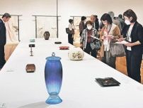 技と感性光る１２５点　日本伝統工芸富山展が高岡で開幕