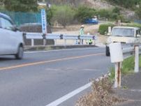 広島県　呉市トラックとバイクの事故　男性死亡