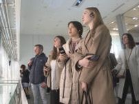 ウクライナ留学生　原爆資料館を訪問　音声ガイド翻訳を担当　広島