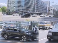 【広島】広島市内で車同士の事故　電車の運行一時停止