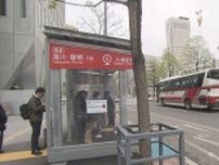 屋外に分散設置の仮設のバス停も延期？北海道新幹線札幌延伸　2030年度末断念を報告　開業時期は未定