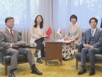 就任した札幌の中国総領事が北海道知事に挨拶　知事は総領事に貿易関係の改善求める