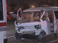 路線バスに軽ワゴン車が追突…軽乗用車を運転していた男性が死亡　バスの乗客2人が病院搬送　札幌市白石区