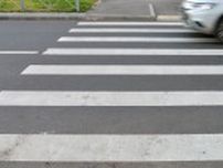 横断歩道前で減速しない車⇨こうなる。“緊迫”のドラレコ映像、県警は「歩行者が絶対優先」と注意