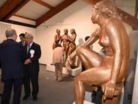 能島さん彫刻25点常設展示　茨城・笠間にギャラリー　25日オープン