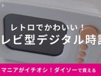 「ブラウン管TVが昭和レトロっぽ〜い」【ダイソーグッズ】にまたまた可愛い新作登場！