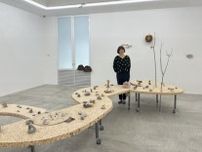空間全体を作品に　津の加藤さん、東京で個展