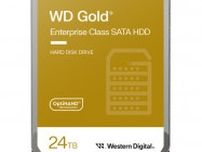 WD、データセンター向けのHDD「WD Gold」24TBモデルを発売