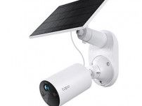 TP-Link、屋外対応セキュリティカメラ「Tapo C410」にソーラーパネル付属のセットモデル