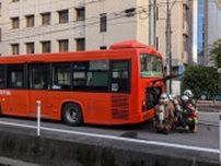 走行中の路線バスから発煙か 乗員・乗客にけがはなし 愛媛・松山市