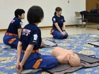 北上市消防団の機能別団員制度がスタート　応急処置の技能普及