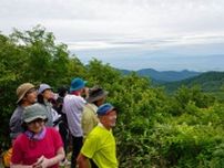 西和賀・女神山が山開き、頂からの絶景に歓声　ブナ林も満喫