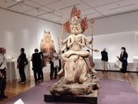 火事を逃れた“奇跡”の明王像、秀吉の｢花見｣思わせる展示室も　大阪中之島美術館『醍醐寺　国宝展』