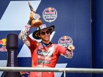 【MotoGP】アメリカズ3位のバスティアニーニ、タイヤ温存戦略がハマる「今週末には満足。マルティンとも良いバトルだった」