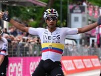 【速報 ジロ・デ・イタリア2024】フィニッシュ手前3kmの無印峠でポガチャルを追いかけたナルバエスがステージ優勝／第1ステージ