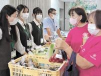 東北歴史博物館・和食展　高校生が育てた野菜販売