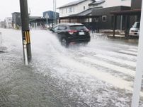 氷見で１時間雨量６月最大、６世帯が自主避難　２３日の富山県内大雨