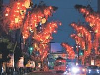 被災地復興の願い込め　富山県で高岡七夕まつり開幕、幻想的な光が見物客魅了