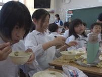 小豆島特産　手延べそうめんが学校給食に　香川