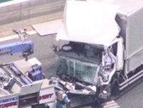 【速報】トラック運転手が死亡　高速で5台絡む『玉突き事故』　3人ケガ　阪神高速湾岸線