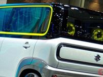 スズキが新型「軽ワゴン」初公開！  斬新シフト＆異型ハンドル採用の「新型ハスラー!?」 市販化可能性も期待の「eWX」泰に登場