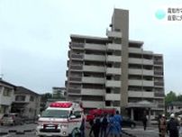 高知市のマンションで起きた火事　自分が暮らす部屋に放火した疑いで25歳男を逮捕
