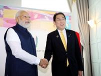 日印、インド太平洋連携で一致　首相、G7招待国首脳と次々会談