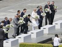 インドや韓国、原爆資料館を訪問　首相、悲惨な実相説明