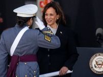 ハリス副大統領、士官学校で演説　女性初、米軍内の役割強調