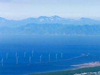 北海道で洋上風力施設を公開　石狩湾、12月に運転開始へ