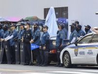 韓国、震災虐殺の追悼碑設置阻止　ソウルの日本大使館付近で