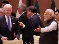 米、インドと中東の交通連結へ　対中国、回廊構想で覚書