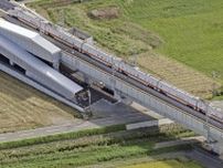 金沢―敦賀間、試験列車初走行　北陸新幹線、来年3月延伸開業