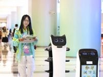 新聞配達ロボットが登場　アジア大会報道拠点