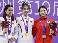 中国、日中競泳選手を称賛　池江と張「真の友情輝く」