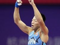 レスリング男子、遠藤が「金」　競歩、混合団体で日本が銀