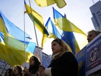 祖国の平和へ祈り、侵攻から2年　在日ウクライナ人ら各地で