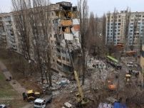 オデッサに無人機攻撃、2人死亡　ウクライナ南部、集合住宅が損傷