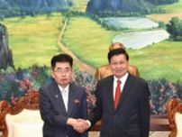 北朝鮮「戦略的協力を」　ラオス国家主席に党幹部