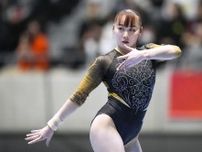 宮田首位、15歳中村が2位　五輪選考会の全日本体操女子