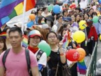 虹色の行進、多様な性発信30年　東京・渋谷周辺、1万5000人