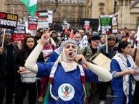 英大学でもガザ反戦集会　パレスチナに連帯