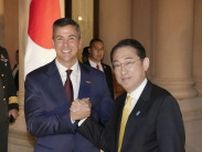 法の支配で連携一致へ　岸田首相とパラグアイ大統領